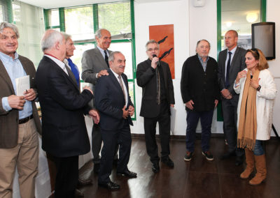 En compagnie des jurés, Christophe Penot ouvre la 4e cérémonie de remise du Prix en saluant Jean Gachassin qui se prépare à terminer son dernier mandat. « Les hommes passent, le tournoi et le Prix restent », répondra le président fédéral.