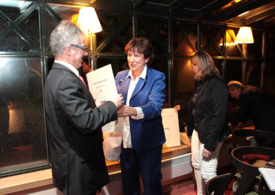 Ce n’est qu’un au-revoir... Et ce n’est pas trahir un secret d’écrire, ici, que Roselyne Bachelot a tenu à merveille son rôle d’invitée d’honneur.