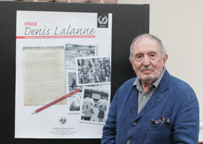 Troisième édition du Prix Denis-Lalanne. Á la fois un bel hommage à un chantre et un salut appuyé à l’indispensable presse écrite francophone.