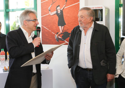 « Merci, cher Denis, de nous offrir ton nom pour cette si belle aventure. » L'amical salut de Christophe Penot, auquel s’associe bien sûr la Fédération Française de Tennis.