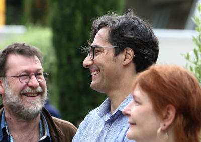 Vincent Cognet et Christine Hanquet n’ont pas manqué de féliciter leur confrère franco-suisse. Une estime réciproque, et très largement partagée.