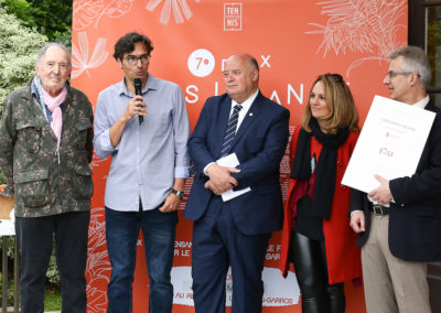 Le beau discours, humble et ému, de Laurent Favre. Des mots choisis, pour affirmer, aux côtés de notre cher Denis Lalanne, que « la survie de la presse écrite passe par le respect des anciens ».