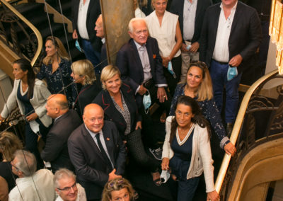 La photographie officielle du 8e Prix Denis-Lalanne ¬– Trophée Roland-Garros. On reconnaît, de haut en bas, Alain Frachon, Philippe Peyrat, Nathalie Azoulai, Philippe Labro, Géraldine Pons, Céline Géraud, Nathalie Ricard Deffontaine, Bernard Giudicelli, Christophe Penot et Clarisse Nénard.