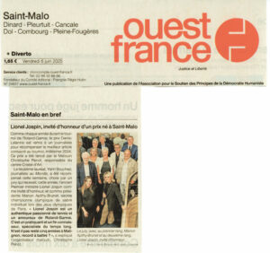 Presse Prix Denis-Lalanne 2024 Ouest-France